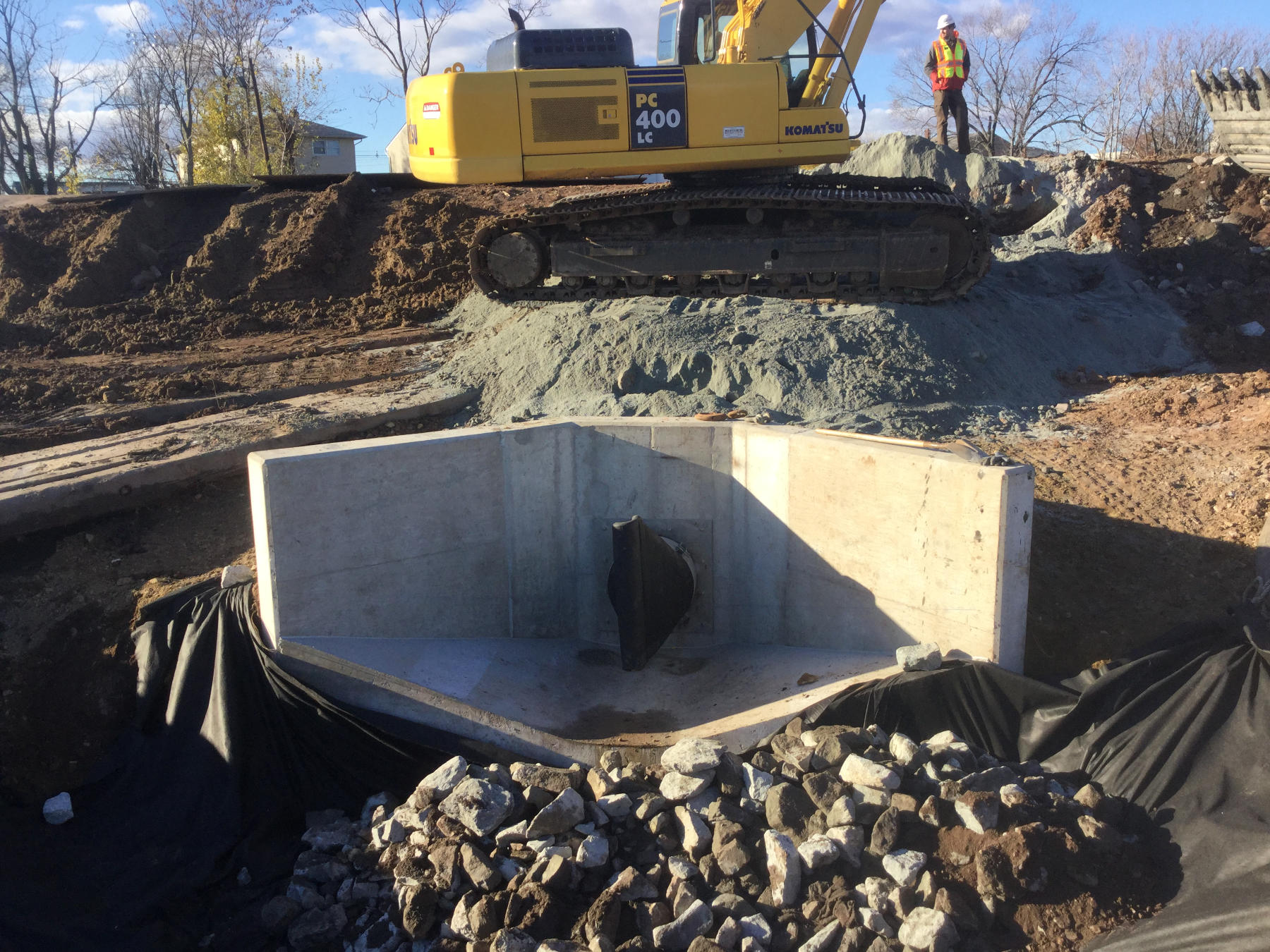 Elizabeth River Levee Flood Control
